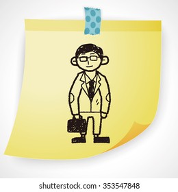 businessman doodle