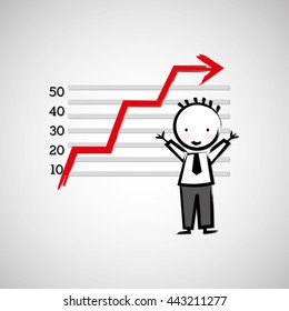 businessman drawing design 