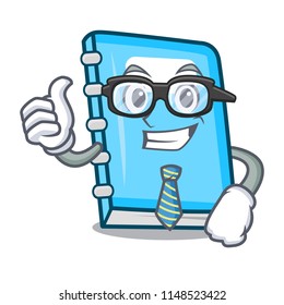 Businessman education character cartoon style