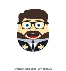 businessman egg doll
