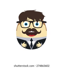 businessman egg doll