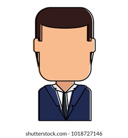 businessman elegant avatar character