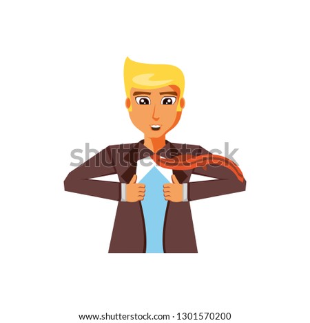 businessman elegant avatar character