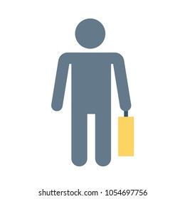 businessman employee briefcase 
