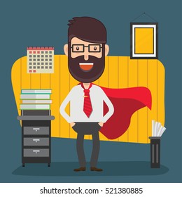 
Businessman employee concept design on clean background,vector