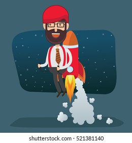 
Businessman employee concept design on clean background,vector