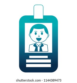 businessman employee id card corporate