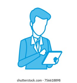 Businessman executive cartoon