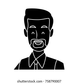 Businessman executive cartoon