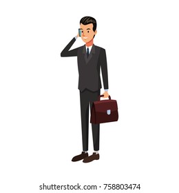 Businessman executive cartoon