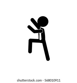 Businessman executive profile icon vector illustration graphic design