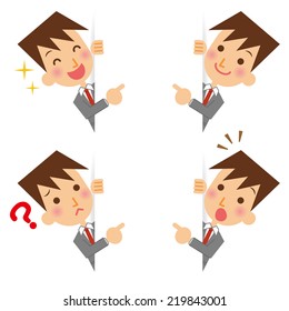 Businessman expression