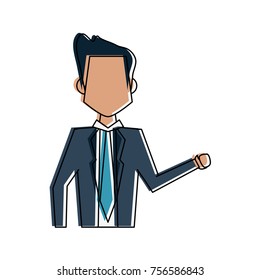 Businessman faceless avatar