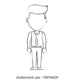 Businessman faceless avatar