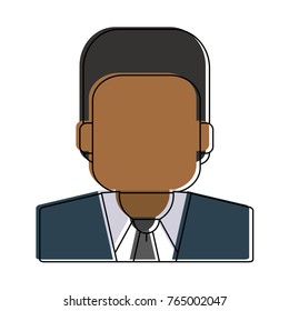 Businessman faceless avatar