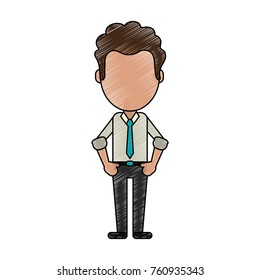 Businessman faceless vatar