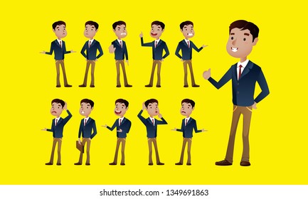 BUSINESSMAN FACIAL EXPRESSIONS