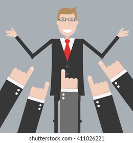 Businessman feedback
