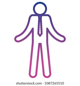 businessman figure silhouette avatar