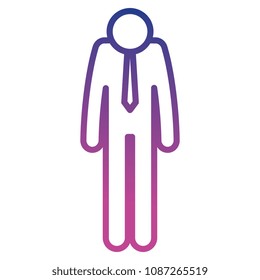 businessman figure silhouette avatar