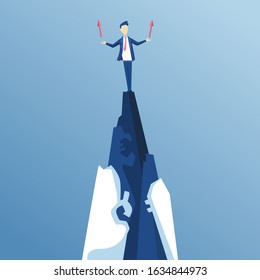 Businessman first reached the summit