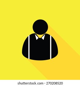 businessman flat icon