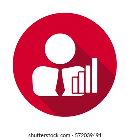 businessman flat Icon.