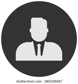 Businessman flat icon design vector eps10 