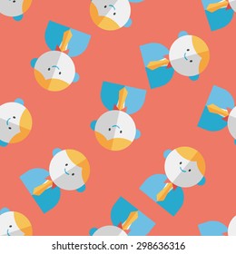 businessman flat icon,eps10 seamless pattern background