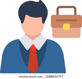 Businessman Flat Illustration Vector Design