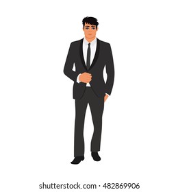 Businessman Flat Style Vector Illustration Stock Vector (Royalty Free ...