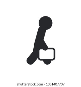 businessman flat vector icon