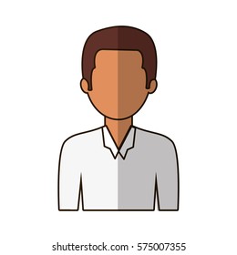 businessman formal cloth icon, vector illustration image