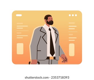 businessman in formal wear young business man happy labor day celebration concept horizontal