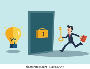 Businessman frees the idea