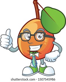 Businessman fresh shipova character with design mascot