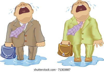 businessman, frustrated after a failed transaction