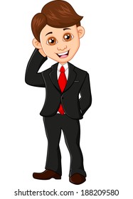 Businessman get confused 