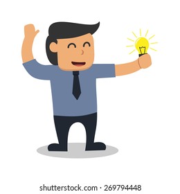 Businessman get an idea