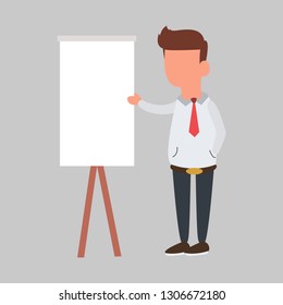  Businessman Giving a Presentation 