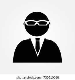 Businessman in glasses