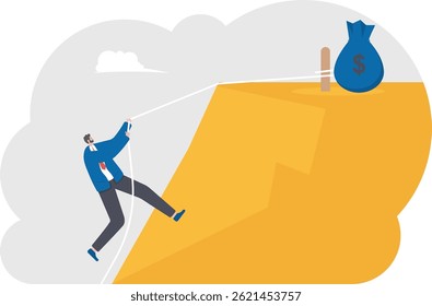 Businessman got the money, investment risk,

