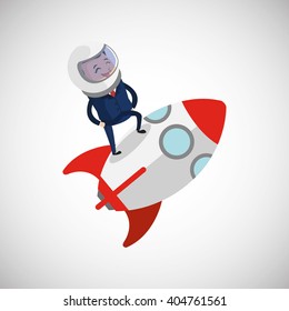 Businessman graphic design