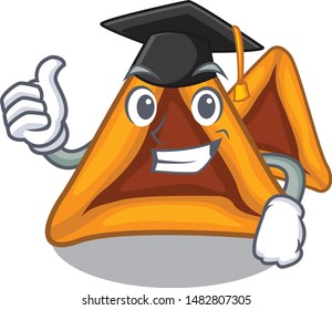 Businessman hamantaschen cookies with the cartoon shape