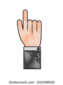 businessman hand gesturing expression image