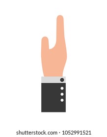 businessman hand gesturing expression image