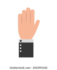 businessman hand gesturing expression image