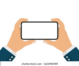 スマホ 横持ち のイラスト素材 画像 ベクター画像 Shutterstock