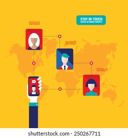 Businessman hand holding mobile smart phone with web icons Social network and communication concept