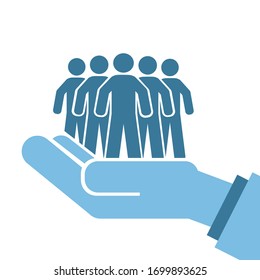 Diseño de ilustraciones vectoriales de mano de los empresarios